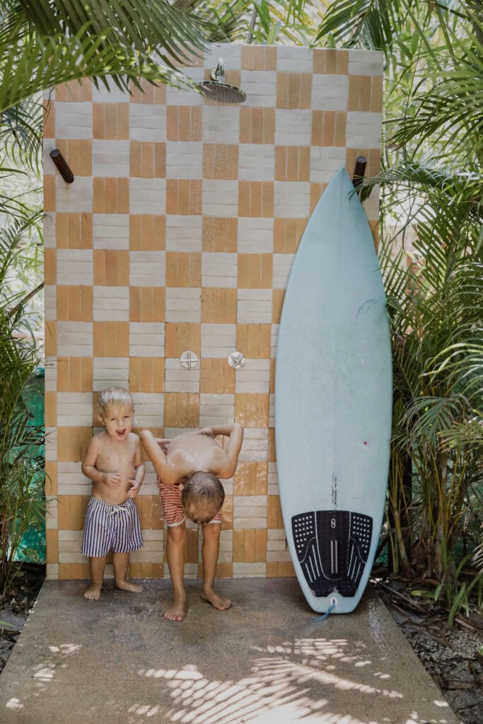 surf lesson nosara